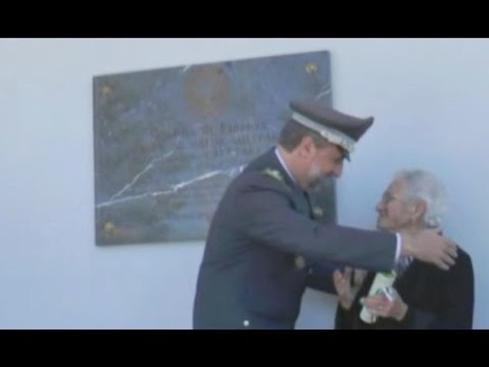 Partinico (PA) - Intitolata a Vito Cavataio la caserma della Guardia di Finanza (15.04.16)