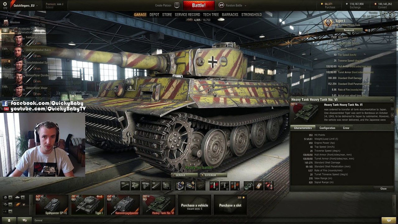 World of Tanks    Japanese Tiger - 9.9 Preview