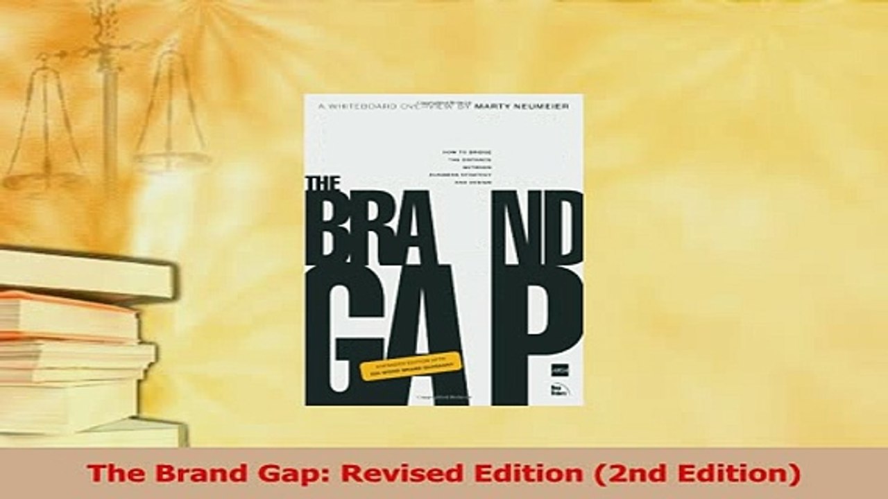 Download  The Brand Gap Revised Edition 2nd Edition Ebook Free