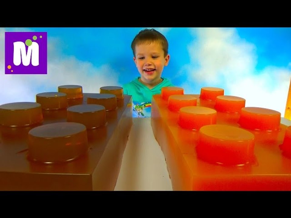 Огромные желейные Лего Мега блоки делаем сами World Largest Lego Gummy Blocks