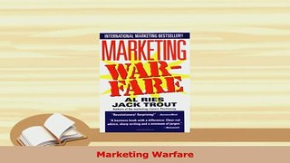 Read  Marketing Warfare Ebook Free