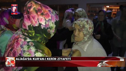 Aliağa’da Kur’an-ı Kerim Ziyafeti