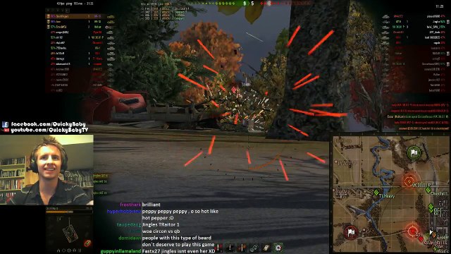 World of Tanks QuickyBaby vs Jingles Celebrity Deathmatch
