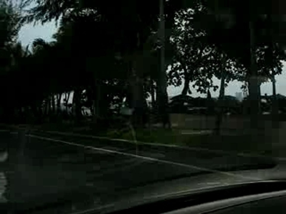 Pattaya Beach Road in an afternoon