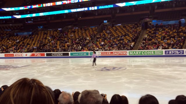 2016-03-29 World Championships - Mao Asada Practice Clip B 3Lz