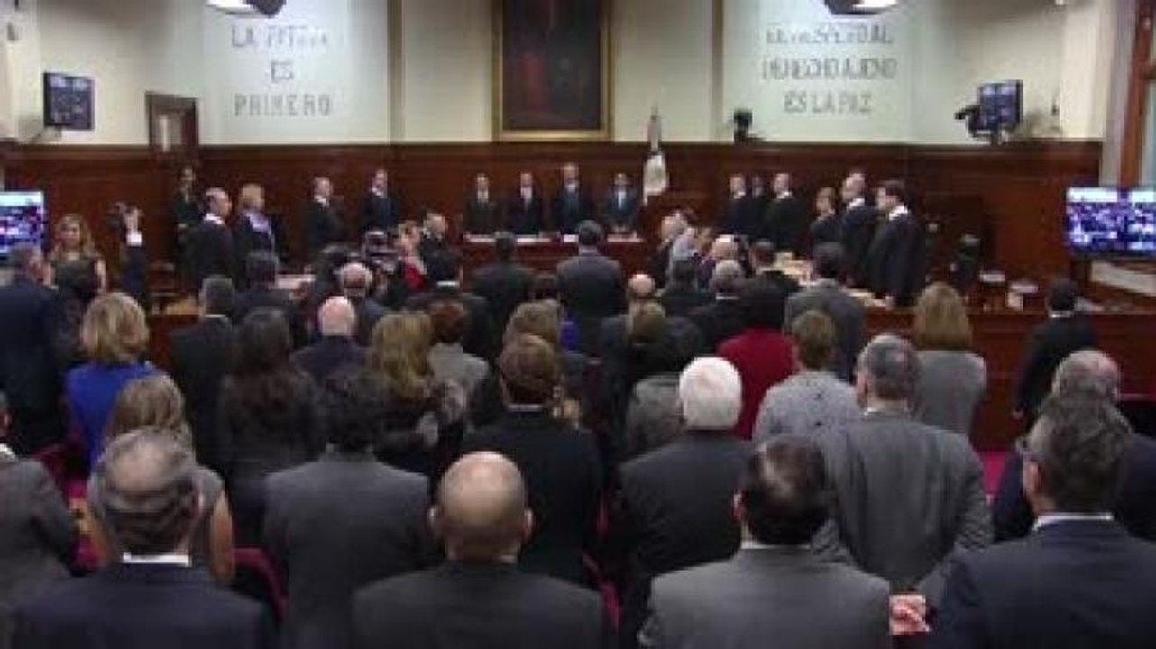 Silva Meza rindió su último informe como presidente de la SCJN