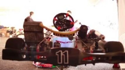 Sergio Pérez corrió en el Gran Prix de Karting