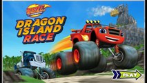 Blaze and the Monster Machines games [Nick Jr games] - Dragon Island race | Kids games Universe