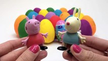 Play Doh Eggs Peppa Pig Toys Peppa Pig Surprise Eggs Peppa Pig and Friends Surprise Eggs Part 1