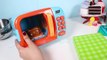 Just Like Home Microwave Oven Toy Kitchen Set Cooking Playset Toy Food Toy Cutting Food Part 3