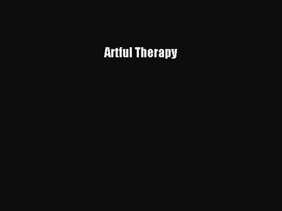 Read Artful Therapy PDF Free
