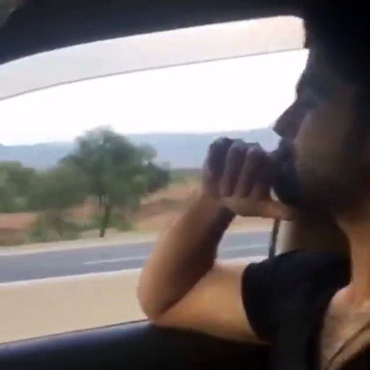 Exclusive Footage: Ahmed Shahzad Driving His Own Car