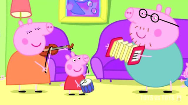 Peppa Pig Musical Instruments Babysitting Series 1 Episode 21 22