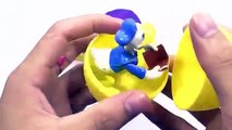 Play Doh Surprise Donald Duck Eggs Lego Peppa Pig Mickey Mouse Videos