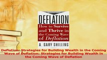 Read  Deflation Strategies for Building Wealth in the Coming Wave of Deflation Strategies for Ebook Free