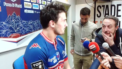 Réaction de Mathias Marie après Grenoble-Castres (28-33)