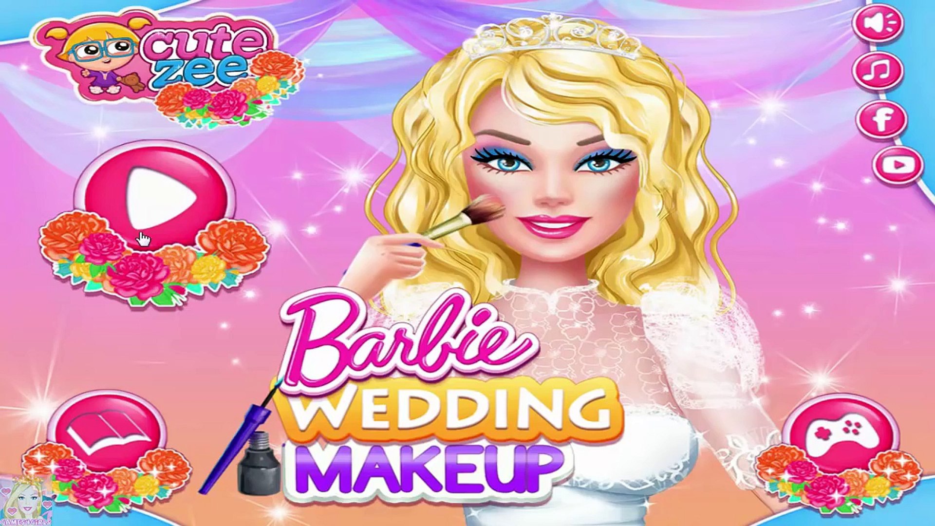 barbie bridal makeup games