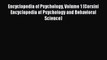 [Read book] Encyclopedia of Psychology Volume 1 (Corsini Encyclopedia of Psychology and Behavioral