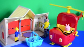 Fireman Sam Episode Peppa Pig Frozen Kristoff New Fire Fighter At The Ocean Rescue Centre