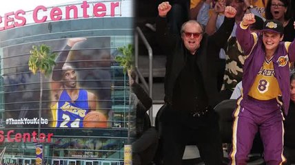 Les stars assistent au dernier match de Kobe Bryant