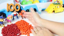 Paw Patrol Surprise Eggs Counting 500 M&Ms