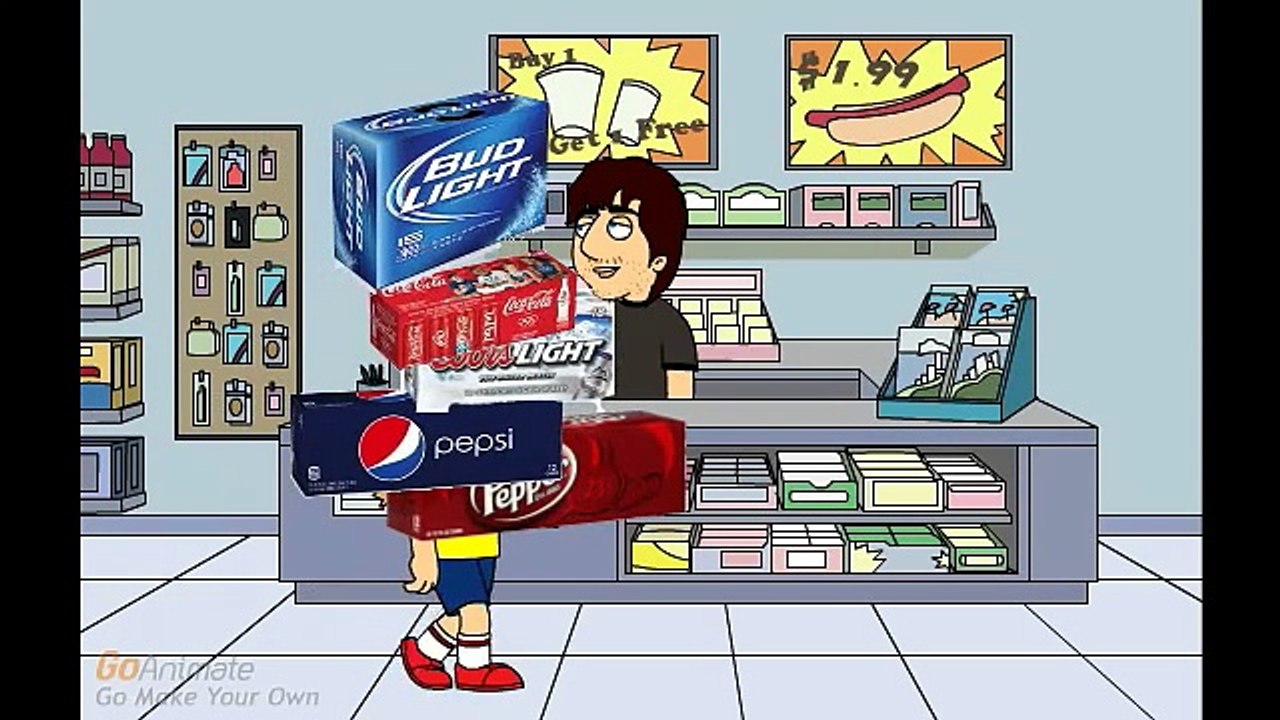 Caillou starts a party and gets grounded