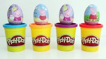 Peppa Pig Surprise Eggs Play Doh Eggs Juguetes Peppa Pig Huevos Sorpresa Toy Videos Part 1