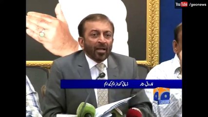 Download Video: Sattar demands CJP headed judicial commission to probe killing of MQM workers  1