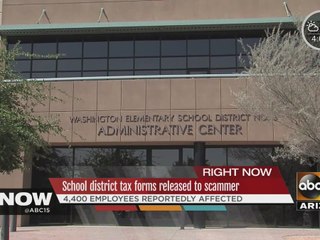 School district tax forms released to scammer