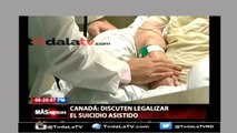 EN CANADÁ DISCUTEN LEGALIZAR EL SUICIDIO - MAS QUE NOTICIAS - VIDEO