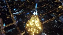 UAV/Drone 360° Views of Atlanta's Tallest Building (Bank of America Plaza) (Time-lapse Night & Day)