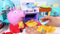 Peppa Pig Chef Play Doh Meal Makin Kitchen Playset Playdoh Oven Cooking Playset Toy Videos Part 4