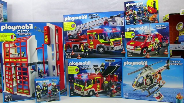 playmobil fire and rescue