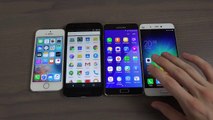 iPhone SE vs  Samsung Galaxy A5 vs  Xiaomi Mi5 vs  Nexus 5X   Which Is Faster