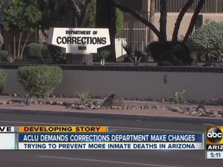 ACLU demands Corrections Department make changes