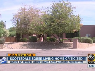 Scottsdale sober living home criticized