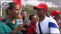 Jepfri Arguello,desde las afueras del Poliedro de Caracas. Congreso de la Patria