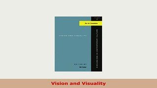 Download  Vision and Visuality Download Full Ebook
