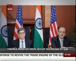 Finance Minister Arun Jaitley addresses at G20