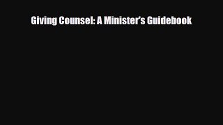 Download ‪Giving Counsel: A Minister's Guidebook PDF Online