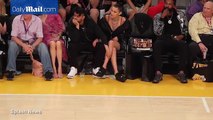 The Weeknd and GF Bella Hadid support Kobe in last Laker game