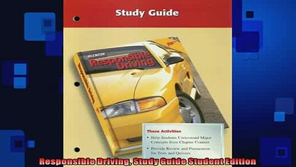 READ book  Responsible Driving Study Guide Student Edition  FREE BOOOK ONLINE