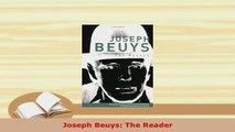 PDF  Joseph Beuys The Reader Read Online