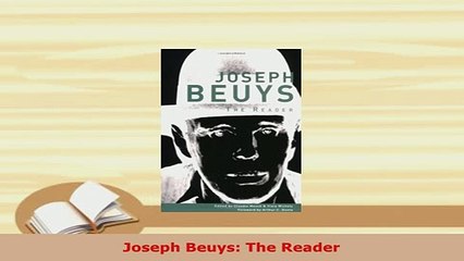 PDF  Joseph Beuys The Reader Read Online