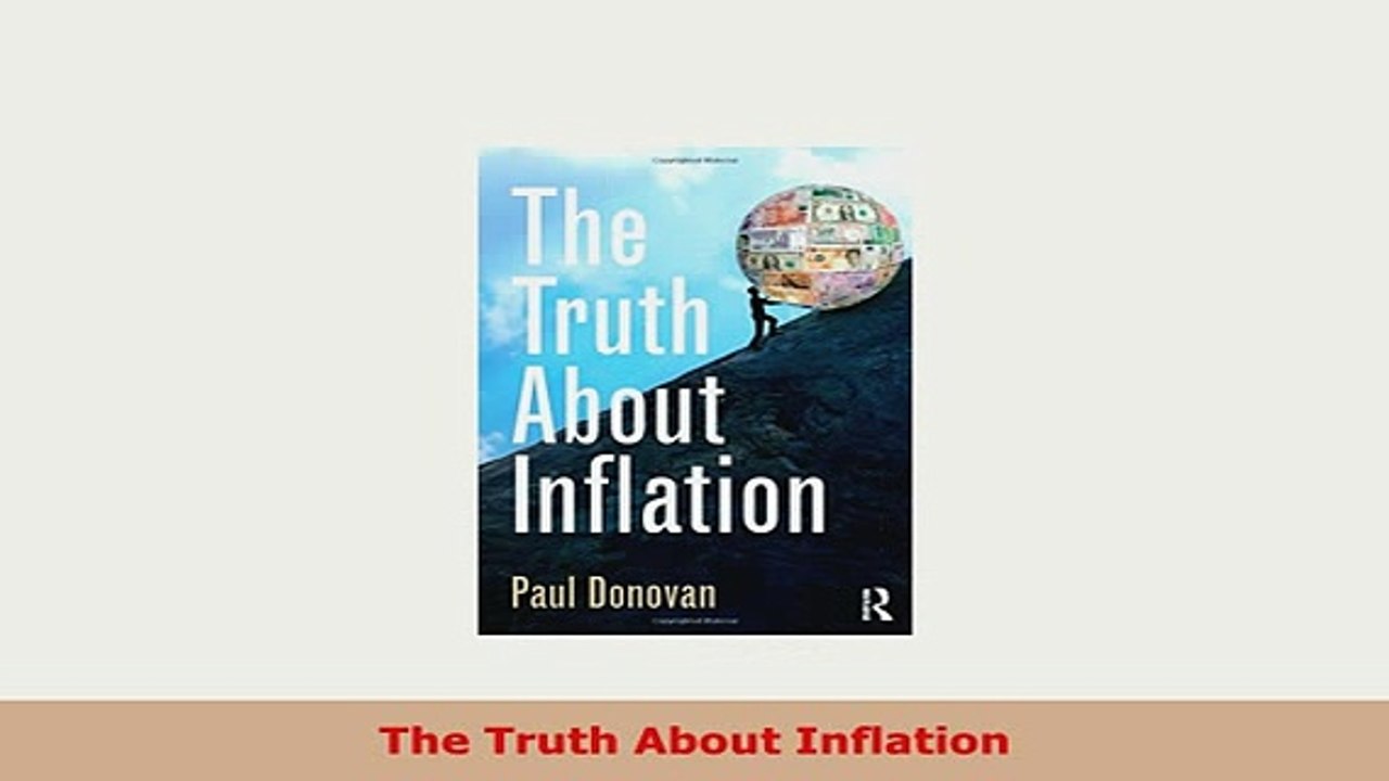 PDF  The Truth About Inflation Free Books