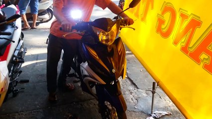 Đèn trợ sáng L6 độ xe Exciter 135 siêu sáng