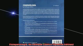 READ book  Fisiopatología Un enfoque clínico Spanish Edition READ ONLINE