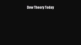 Download Dow Theory Today PDF Free