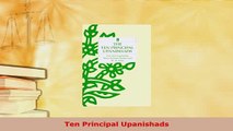 PDF  Ten Principal Upanishads Free Books