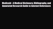 [PDF] Medicaid - A Medical Dictionary Bibliography and Annotated Research Guide to Internet
